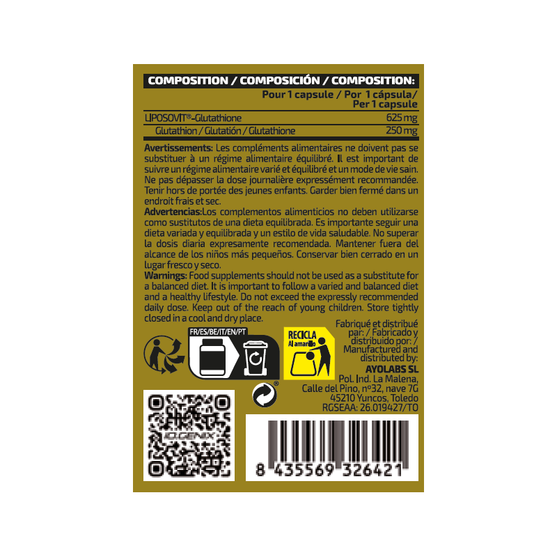Reduced Glutation Liposomal 2