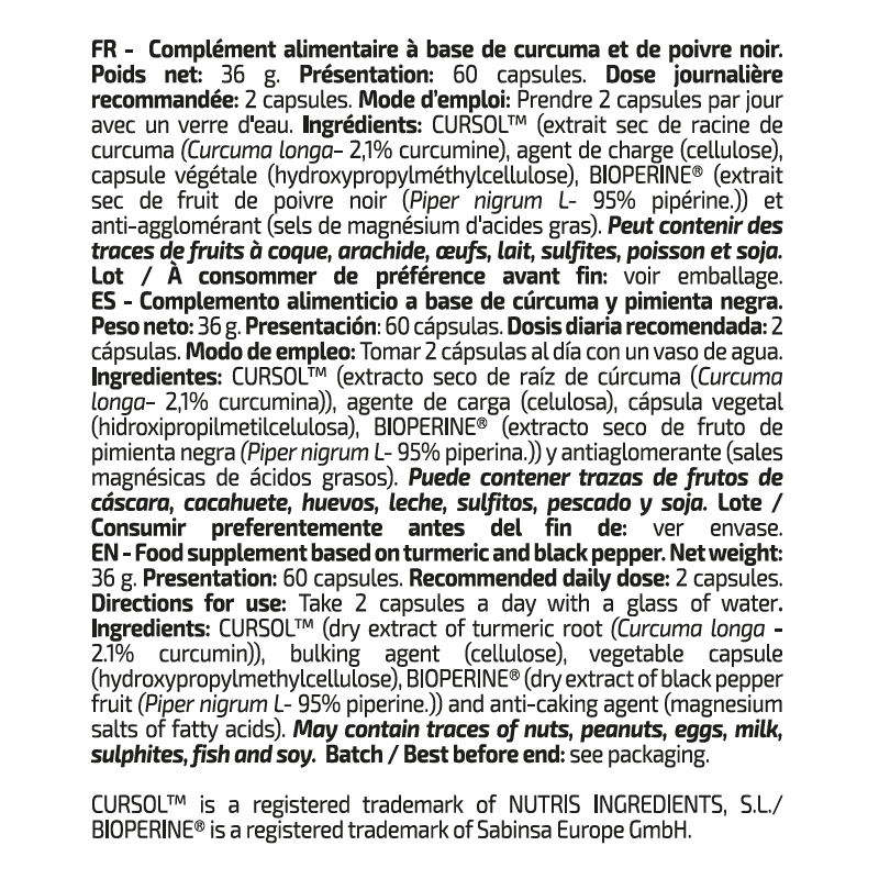 Turmeric Curcumin + Bioperine® 2