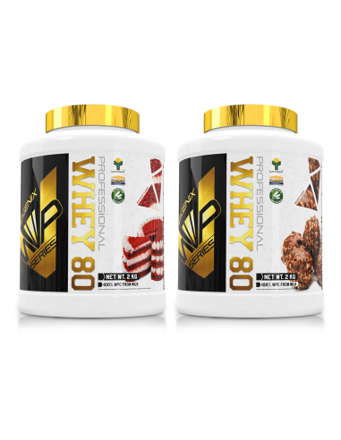 PACK DOS WHEY 80 PROFESSIONAL 2KG