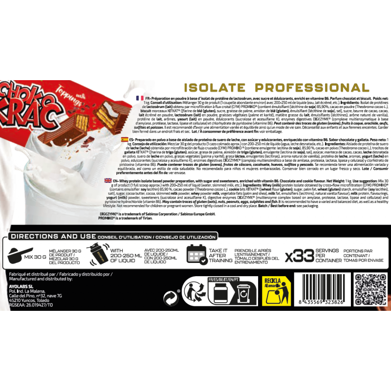 ISOLATE PROFESSIONAL 1KG 2