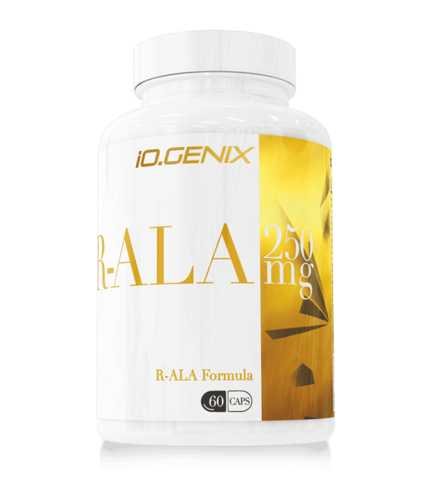 Suplemento R-ALA de iO.GENIX – Ideal para apoyar el metabolismo y el estrés oxidativo en casos de proteína-C-reactiva-alta.