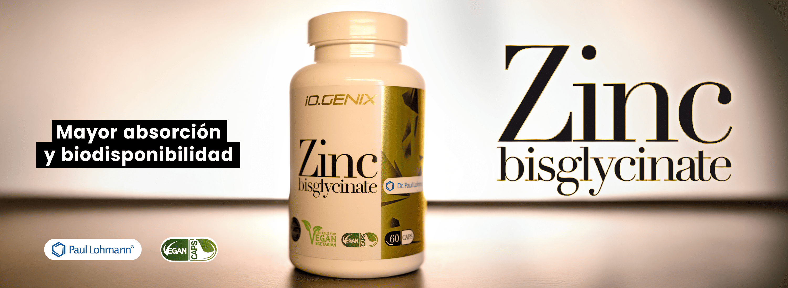 Bisglicinato de zinc, conoce sus propiedades
