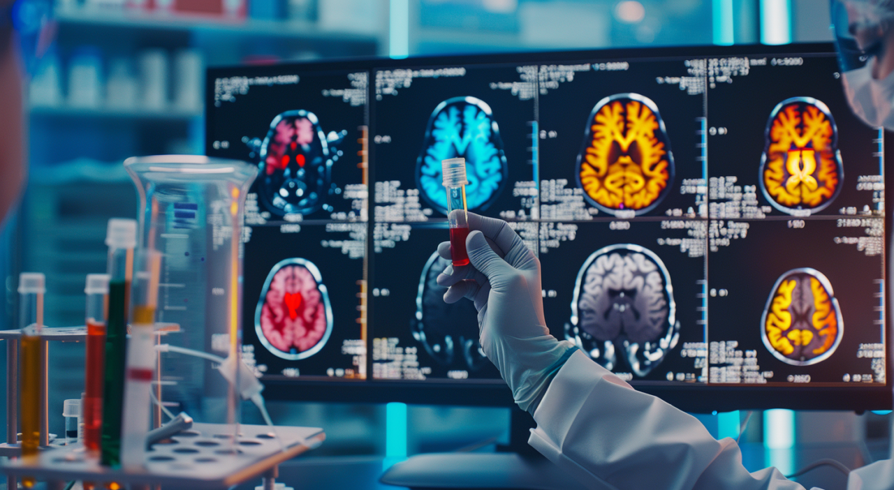 Exploración médica del cerebro vinculada a la investigación sobre la apolipoproteína E y sus variantes genéticas.
