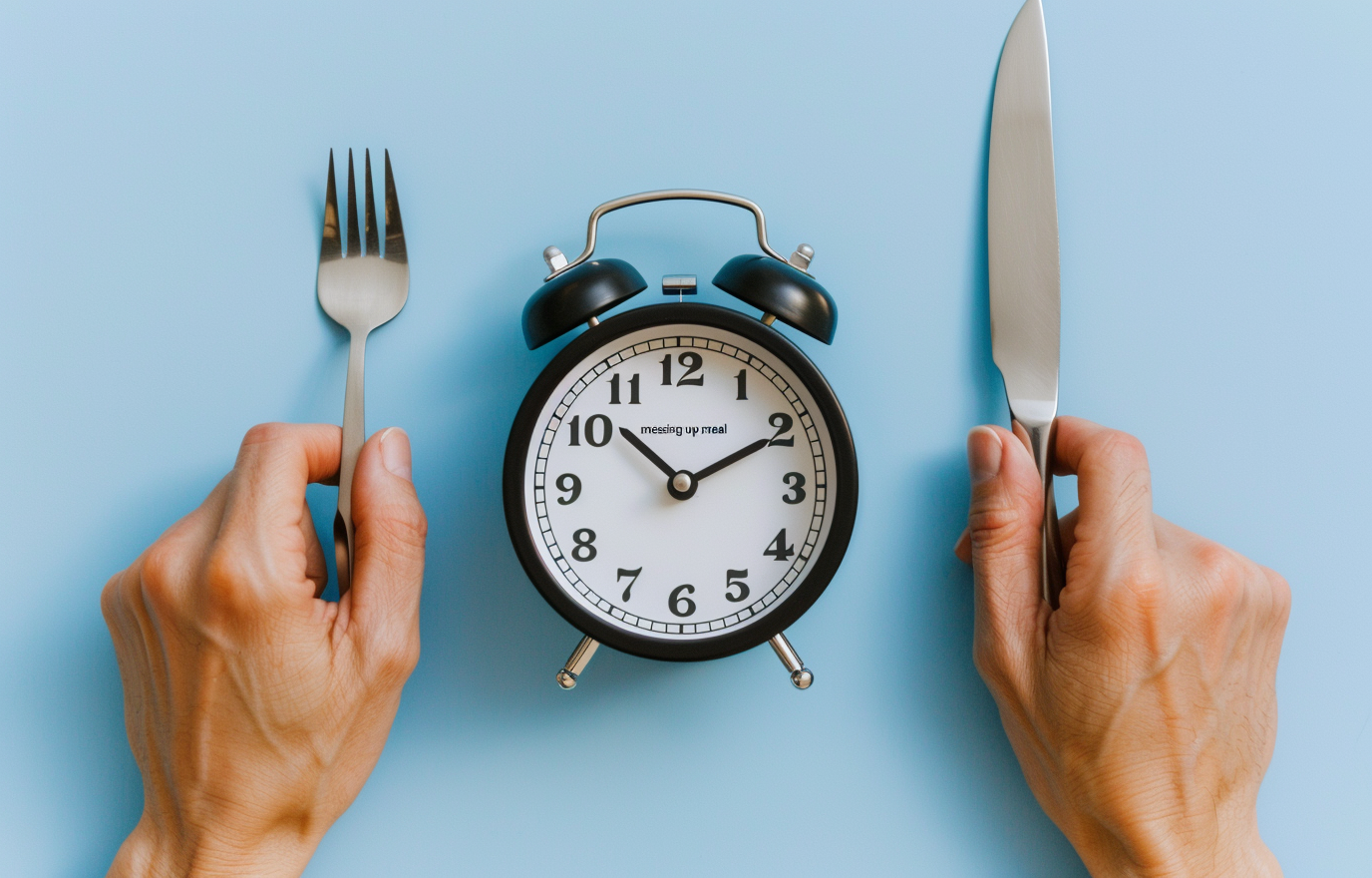 Persona planificando horarios de comida según el reloj biológico, ejemplo de dieta circadiana