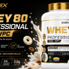 Banner de Whey 80 Professional de iO.GENIX, concentrado de proteína de suero 100% WPC para aumentar la ingesta proteica diaria.