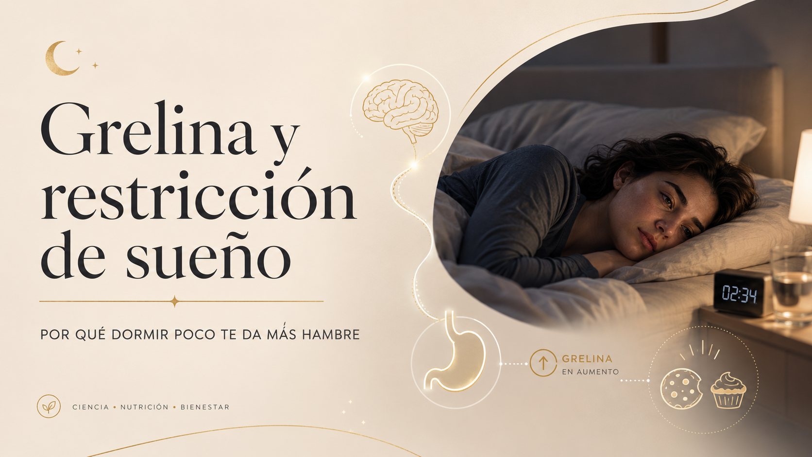 Grelina y restricción de sueño: por qué dormir poco te da más hambre