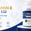 Banner de cabecera para un post sobre Vitamin E +400 I.U, con el producto en primer plano y una composición visual centrada en vitamina E y protección frente al daño oxidativo.