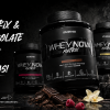 Banner de Whey Nova Matrix y Milk Protein Isolate 100% de iO.GENIX, dos proteínas en polvo con matrices proteicas distintas basadas en whey, MPI y proteína láctea aislada.