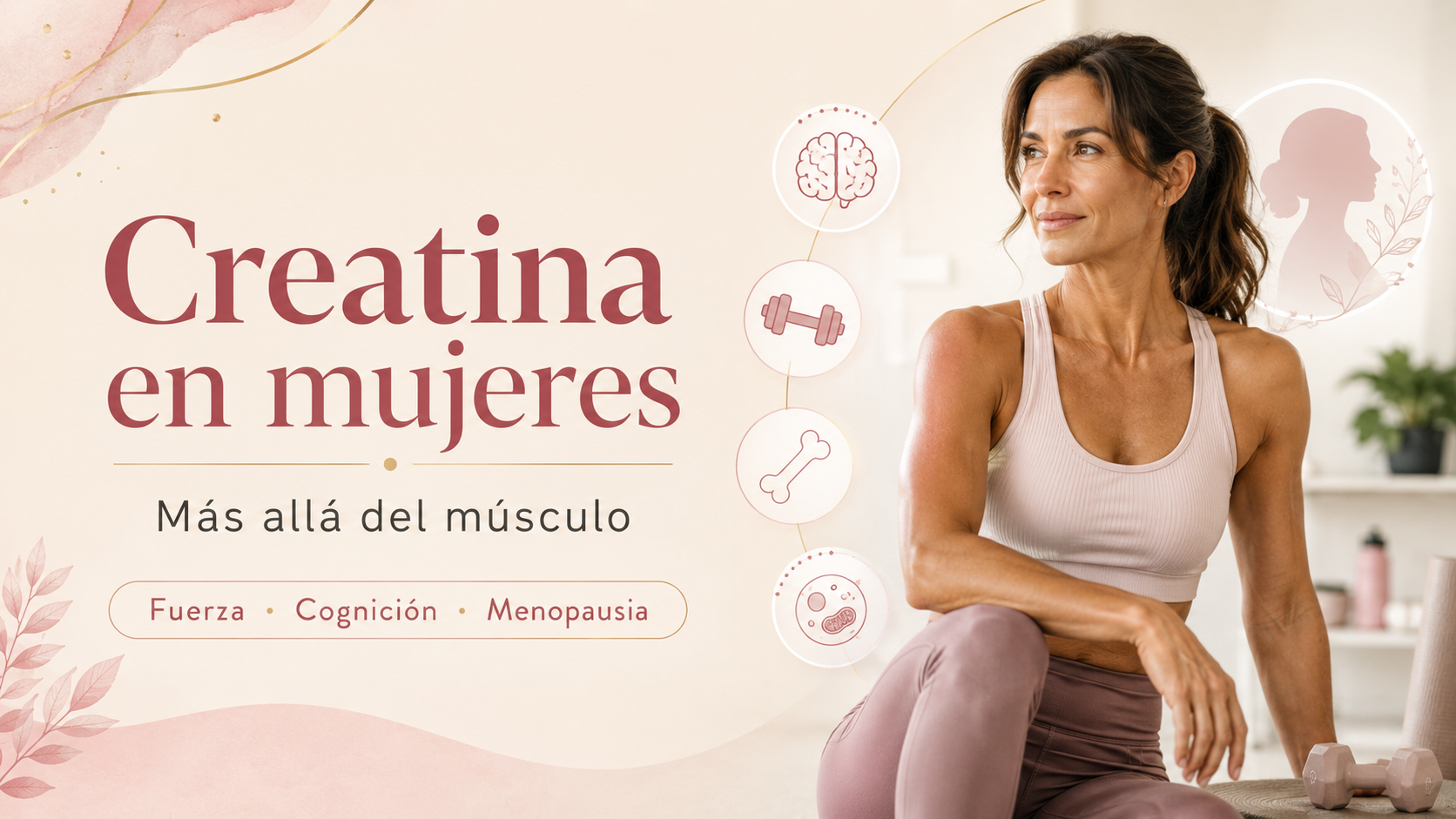 Creatina en mujeres: más allá del músculo