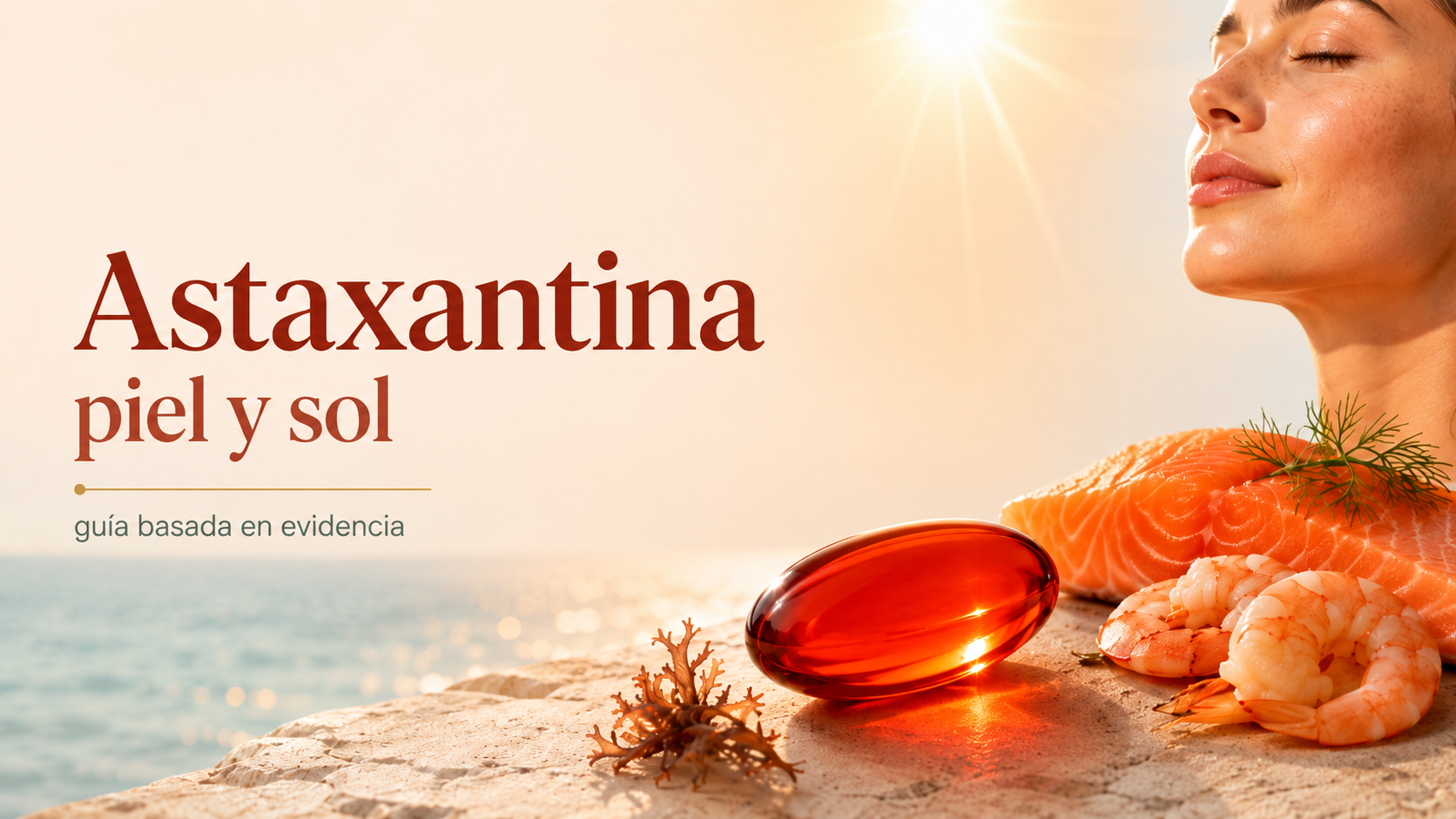 Astaxantina: el antioxidante para la piel y el sol