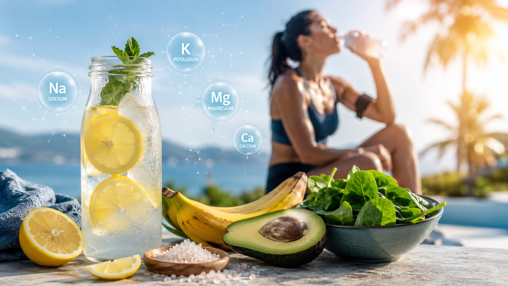 Electrolitos e hidratación en verano: cómo reponerlos